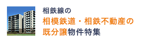 相鉄線の“相模鉄道・相鉄不動産の既分譲物件特集”