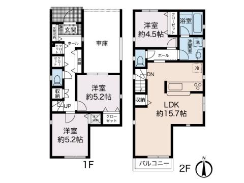 磯子区久木町第２　新築分譲全４棟　１号棟