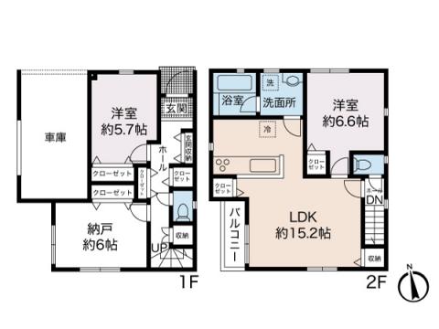 磯子区久木町第2　新築分譲住宅全4棟　2号棟
