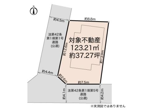 横浜市旭区笹野台４丁目土地