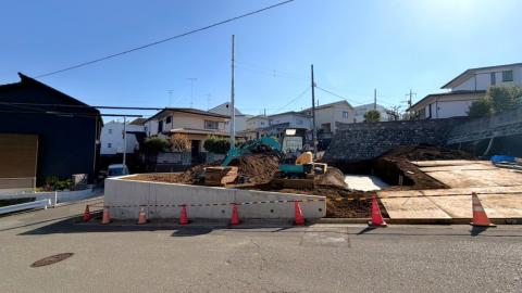 旭区万騎が原土地（№B /全２宅地）　建築条件なし