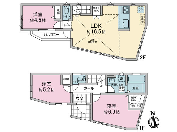 　３ＬＤＫ＋ＷＩＣ＋ロフト