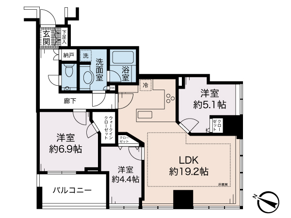 横浜市神奈川区 中古マンション 横浜ポートサイドプレイス12階