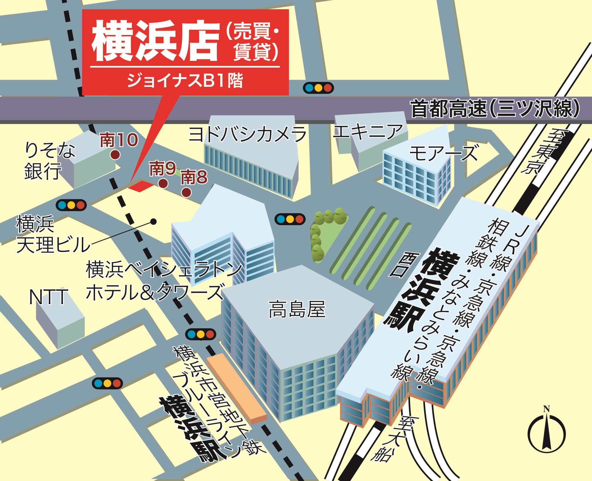 店舗案内図（地上マップ）